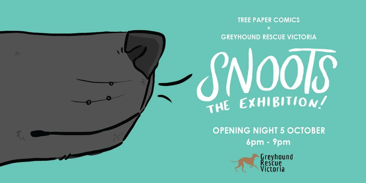 Snoots the Exhibition! Art Show raising funds for Greyhound Rescue | Pop Art Puppy Dogs