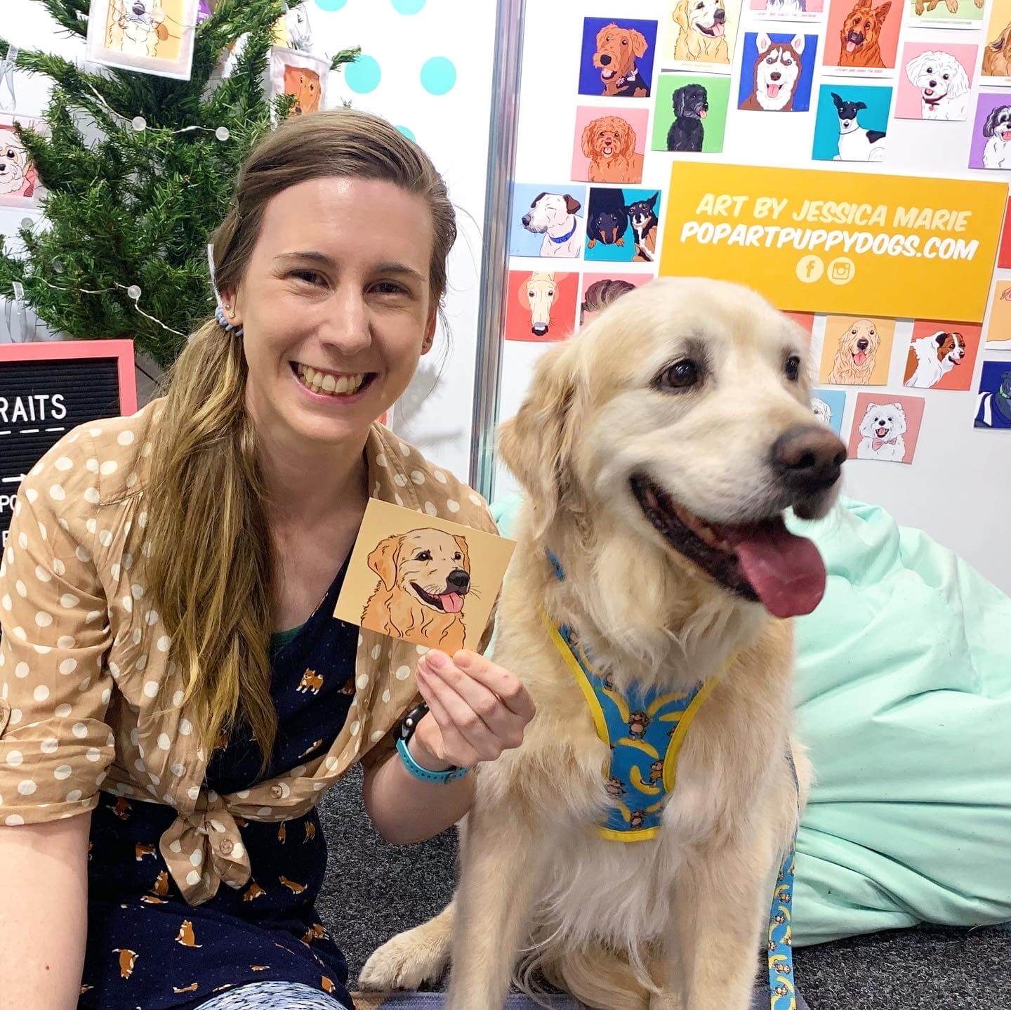 Cooper @mygoldencooper Dog Lovers Show Melbourne 2022 | Pop Art Puppy Dogs