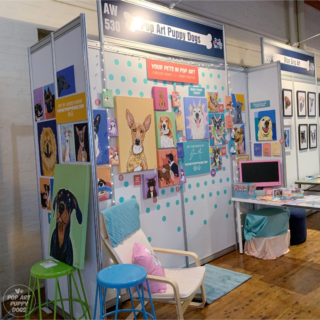 Dog lovers show melbourne 2019 Set Up | Pop Art Puppy Dogs