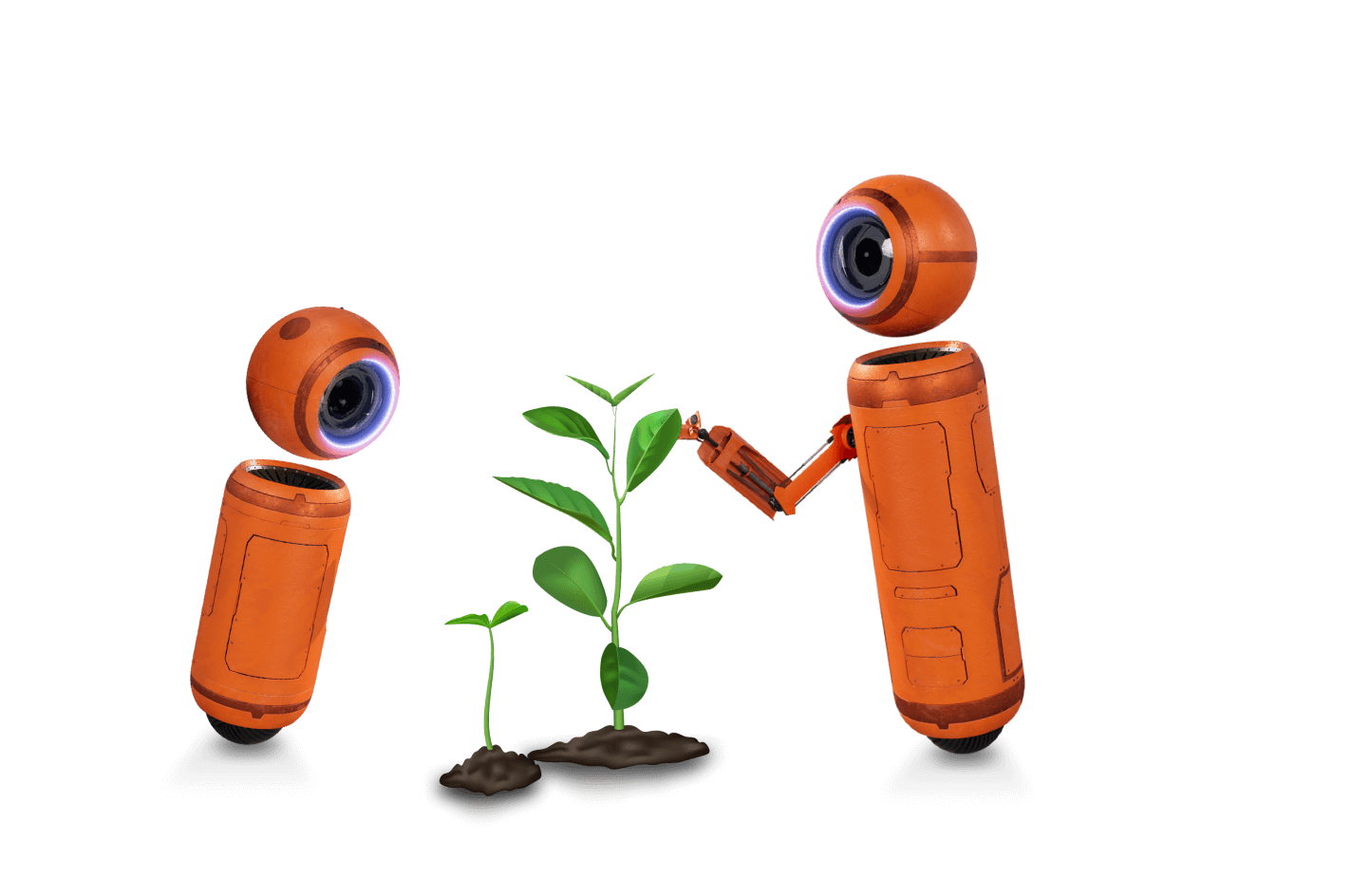 ii robots with plant