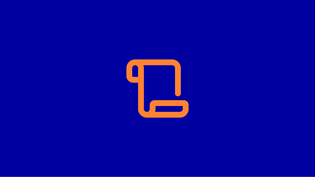 scroll-icon-on-blue-background