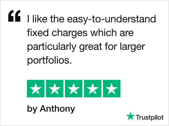 Trustpilot quote by Anthony