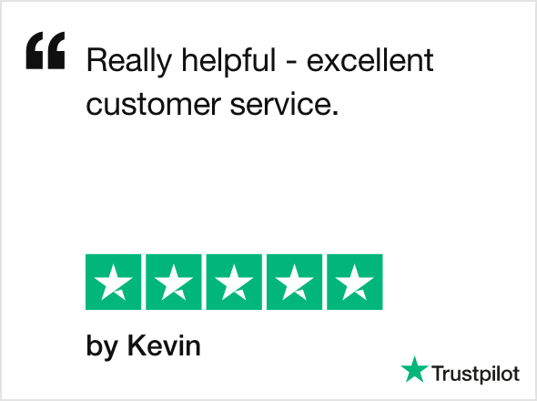 Trustpilot quote by Kevin